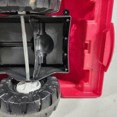 Tonka NO.5 Fire Department Truck 21" Red Toy Vehicle Missing Ladder - Thumbnail 12