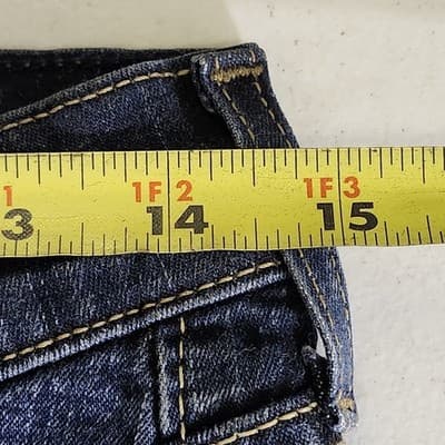 Levi's Women's 8 Curvy Bootcut Jeans Blue Denim Dark Wash Pants - Thumbnail 2