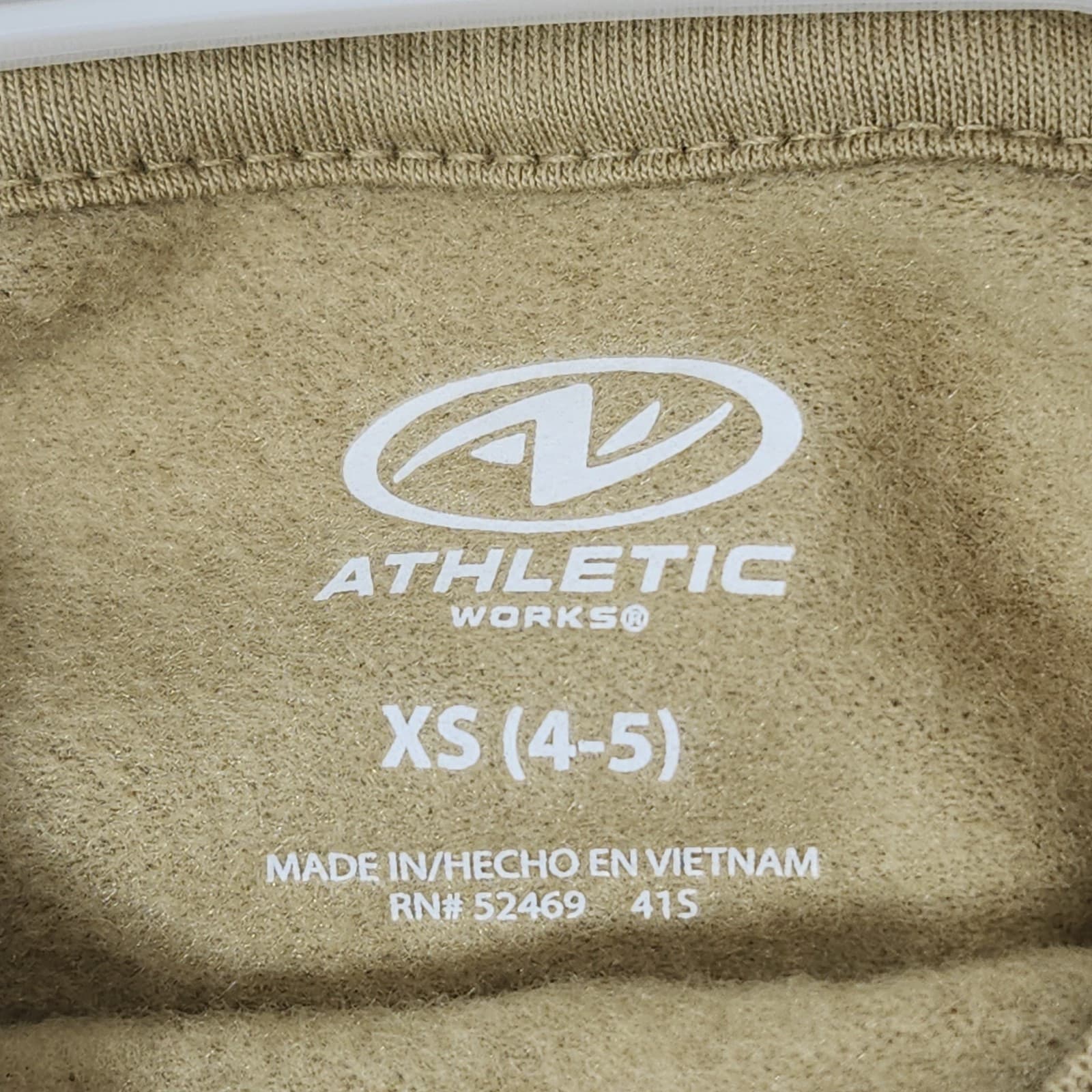 Boys Sweatshirt Size XS (4-5) Pullover Light Brown Athletic Works NEW - Thumbnail 8