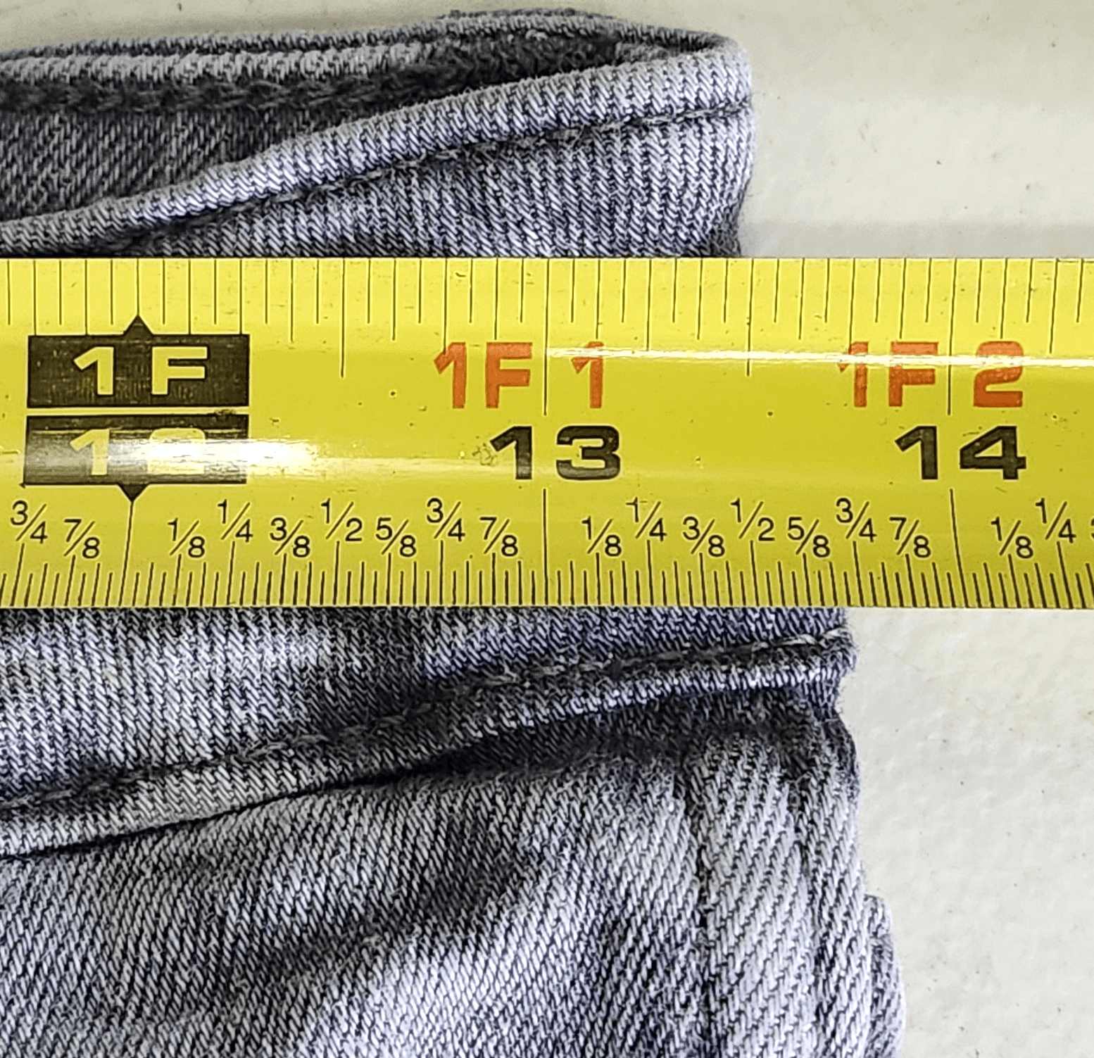 GAP Denim Women's Universal Legging Size 4/27 Jeans Tall Gray Stretch High Rise - Thumbnail 2