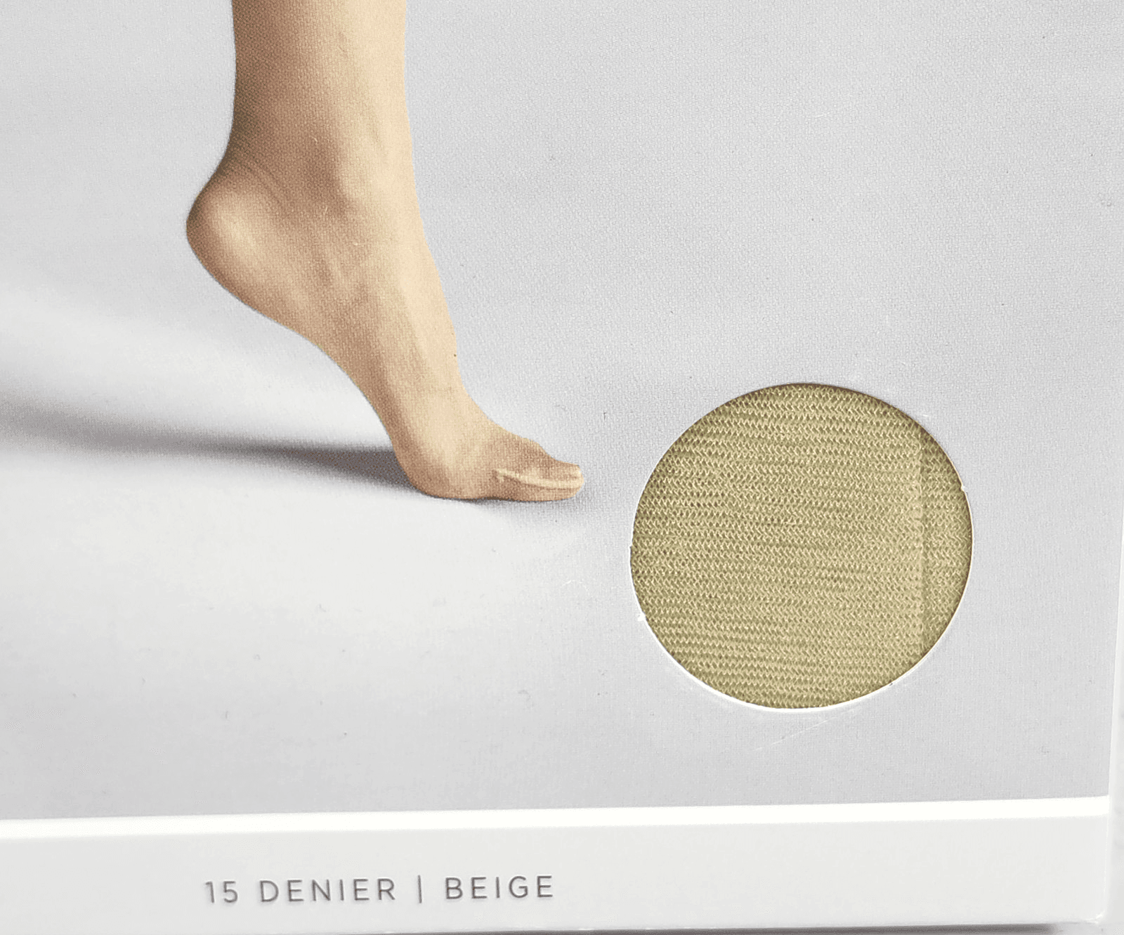 Silk Impressions Pantyhose 2 Pack XXXL Beige 15 Denier Sheer Ultra Fine - Thumbnail 3