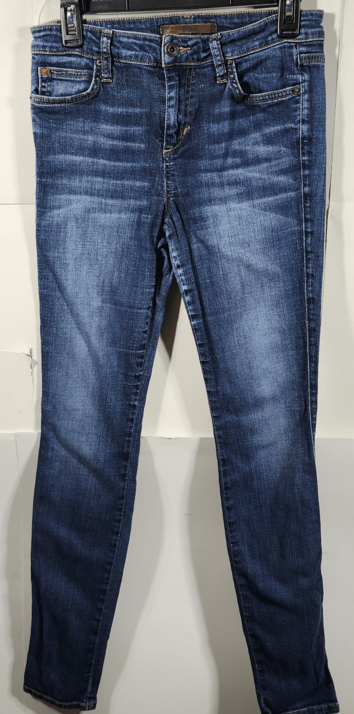 Joe's Jeans Womens 29 Blue Denim Mid Rise Skinny Medium Wash Pants - Thumbnail 5