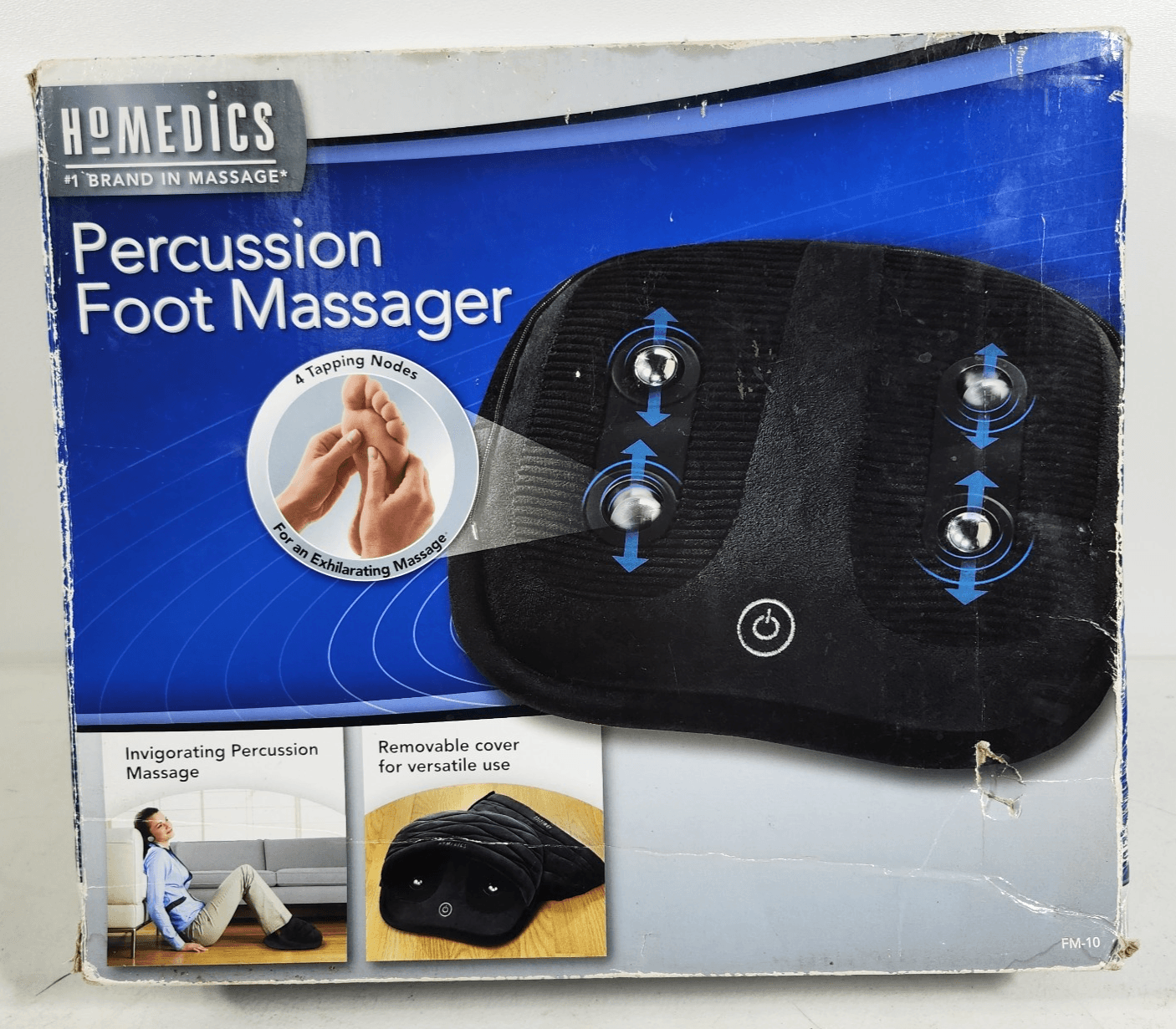 Homedics Percussion Foot Massager Pain Relief Soothing