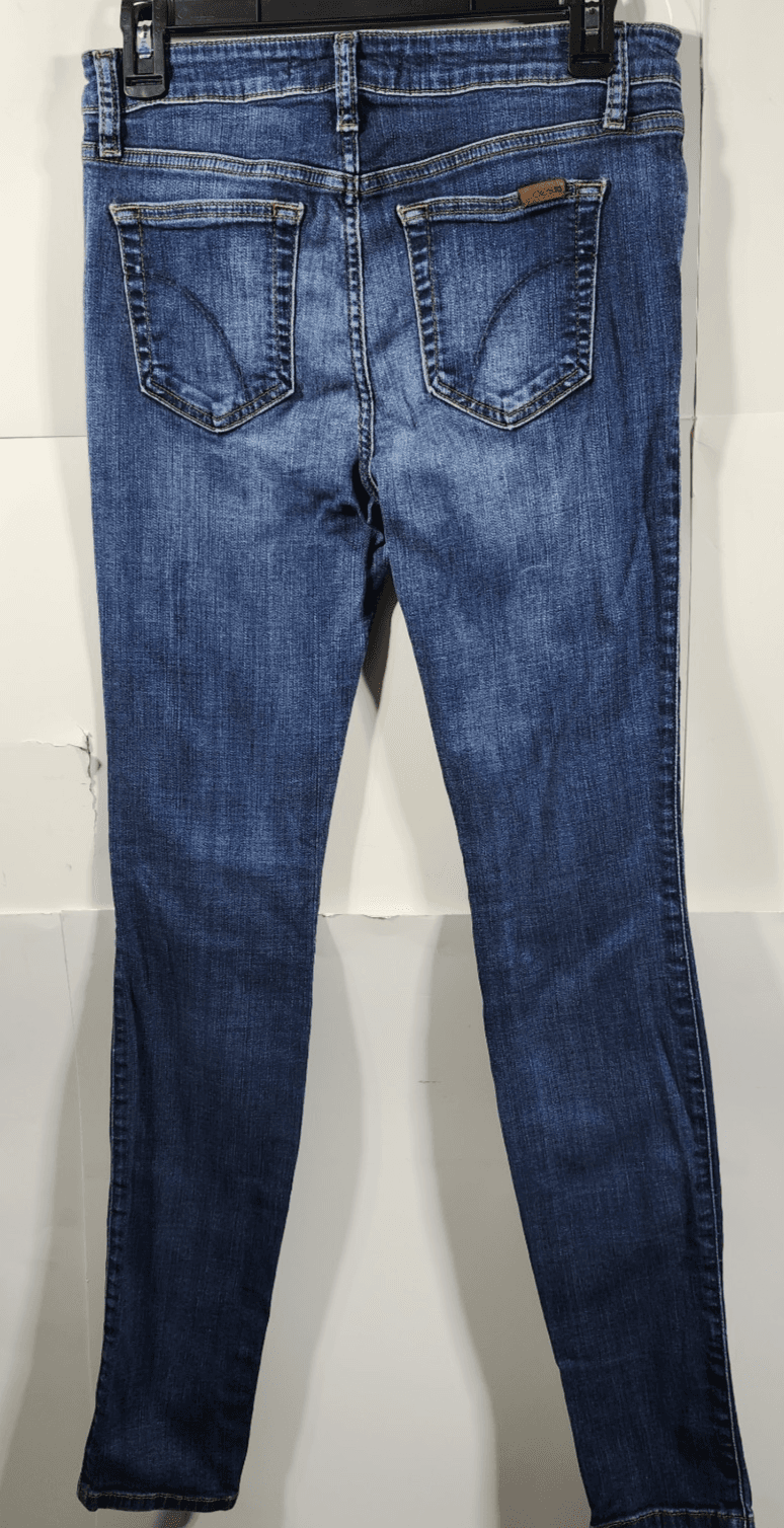 Joe's Jeans Womens 29 Blue Denim Mid Rise Skinny Medium Wash Pants - Thumbnail 4