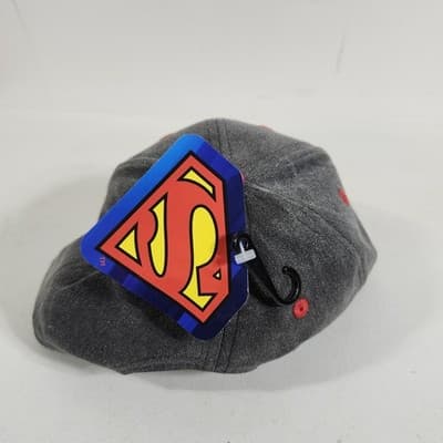 DC Comics Superman Hat Cap Adjustable Snapback Youth One Size Fits Most NEW - Thumbnail 3