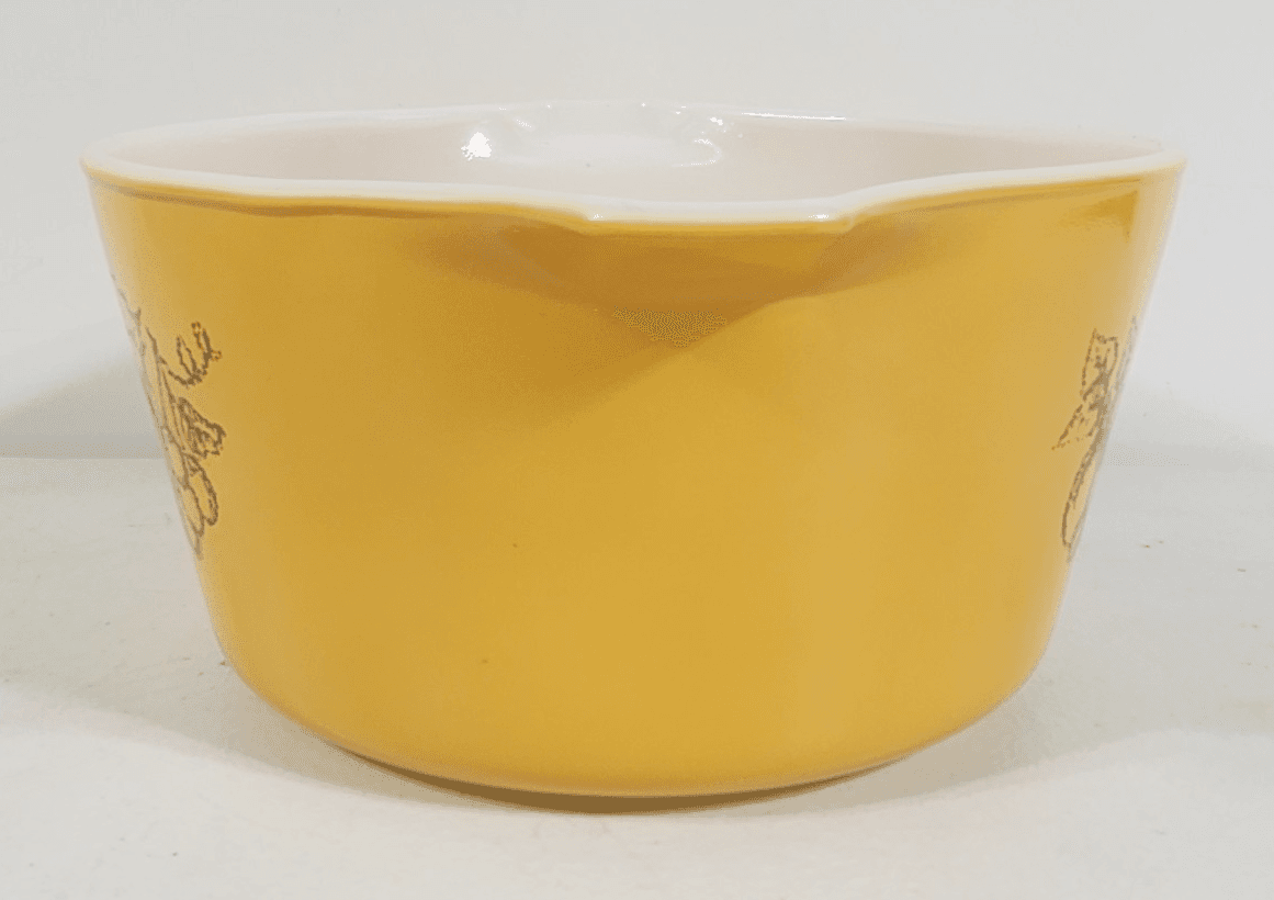 Vintage Pyrex Old Orchard Round Casserole Dish 1 Quart #473 Bake Serve & Store - Thumbnail 5