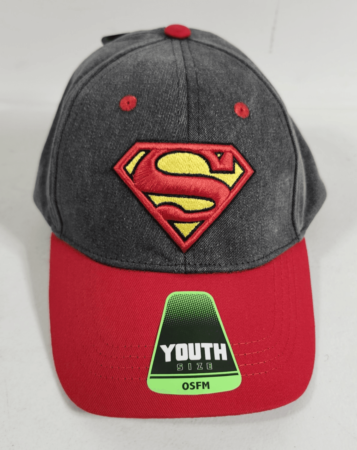 DC Comics Superman Hat Cap Adjustable Snapback Youth One Size Fits Most NEW