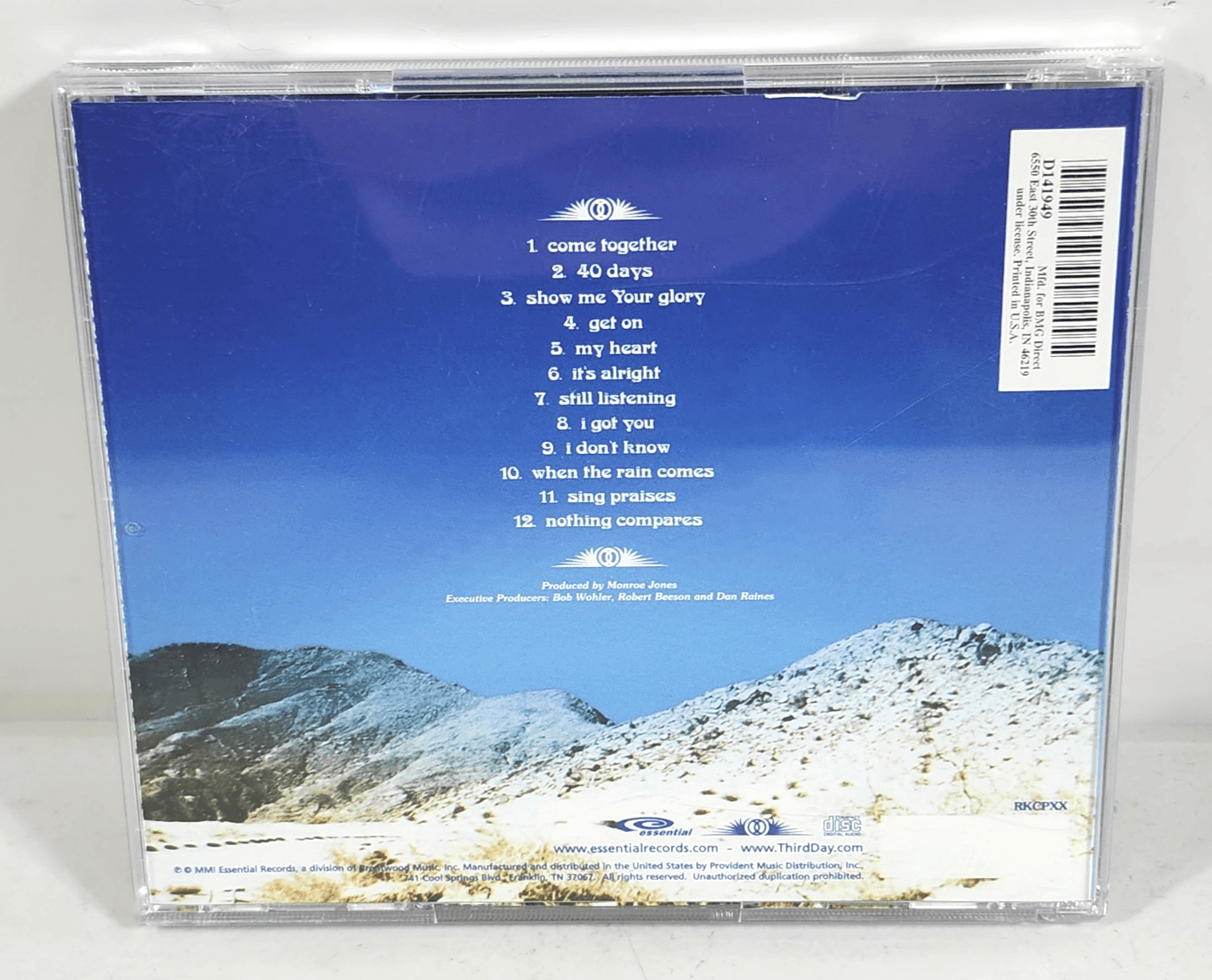 Come Together Third Day Music CD 2001 Essential Records - Thumbnail 3