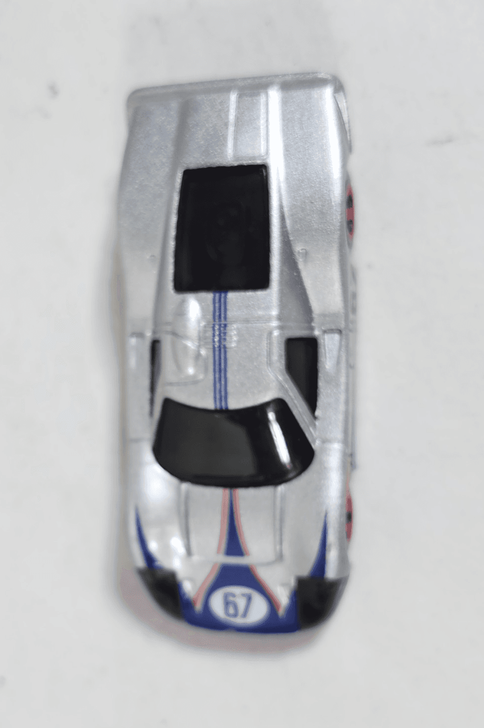 2023 Hot Wheels Motor Show 1967 Ford GT40 Mk.IV Silver Car #67 Loose - Thumbnail 6