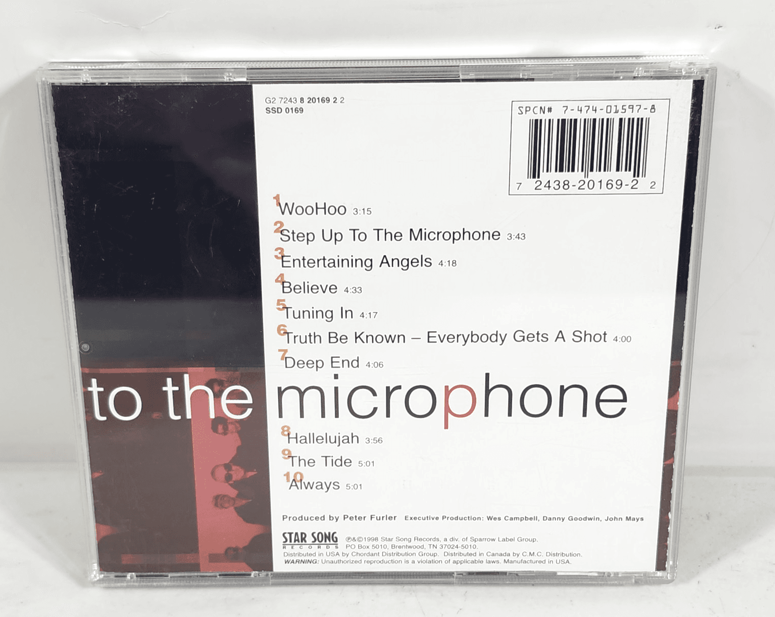 Newsboys Step Up to the Microphone Music CD Album - Thumbnail 4