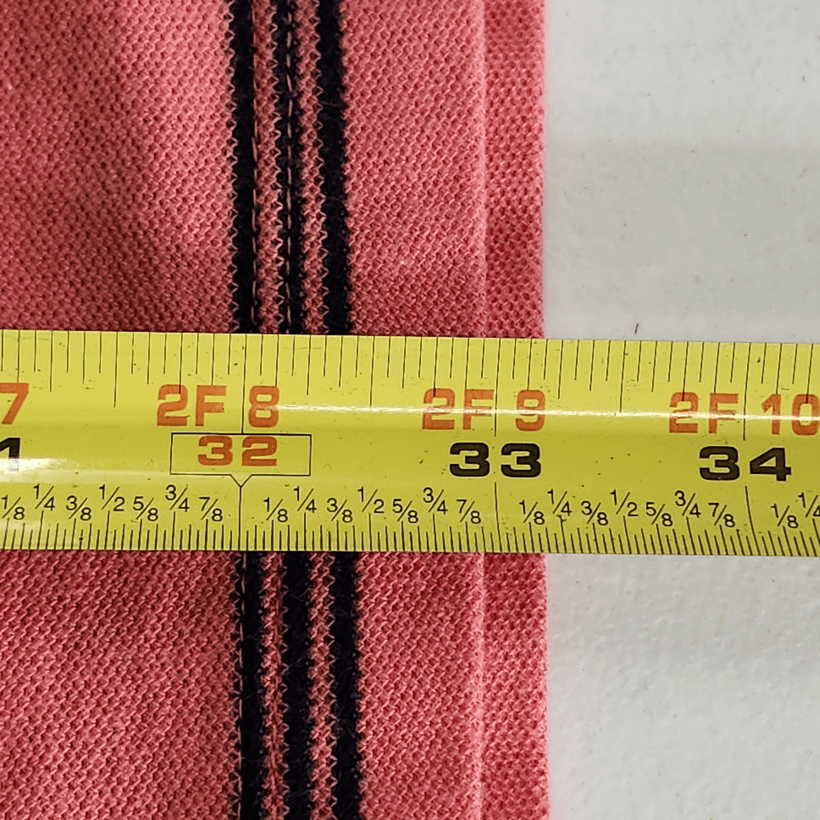 Nautica Polo Shirt Men's 3XL Blue Pink Striped Short Sleeve Classic Fit - Thumbnail 3