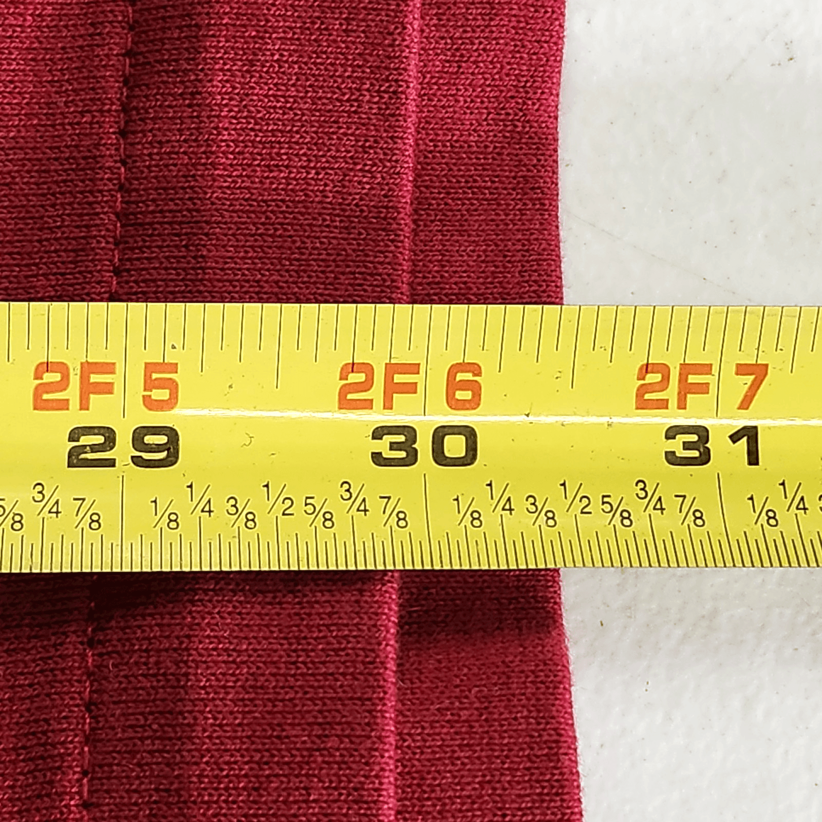 Turnbury Polo Shirt Men's XXL Red Long Sleeve Cotton Solid Classic Preppy - Thumbnail 3