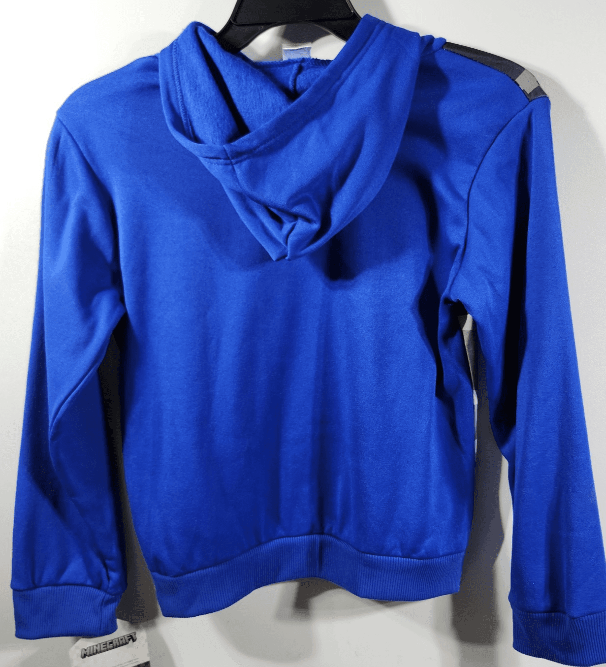 Minecraft Boy's Large Hoodie Blue Long Sleeve Pullover Hooded Sweatshirt NEW - Thumbnail 4