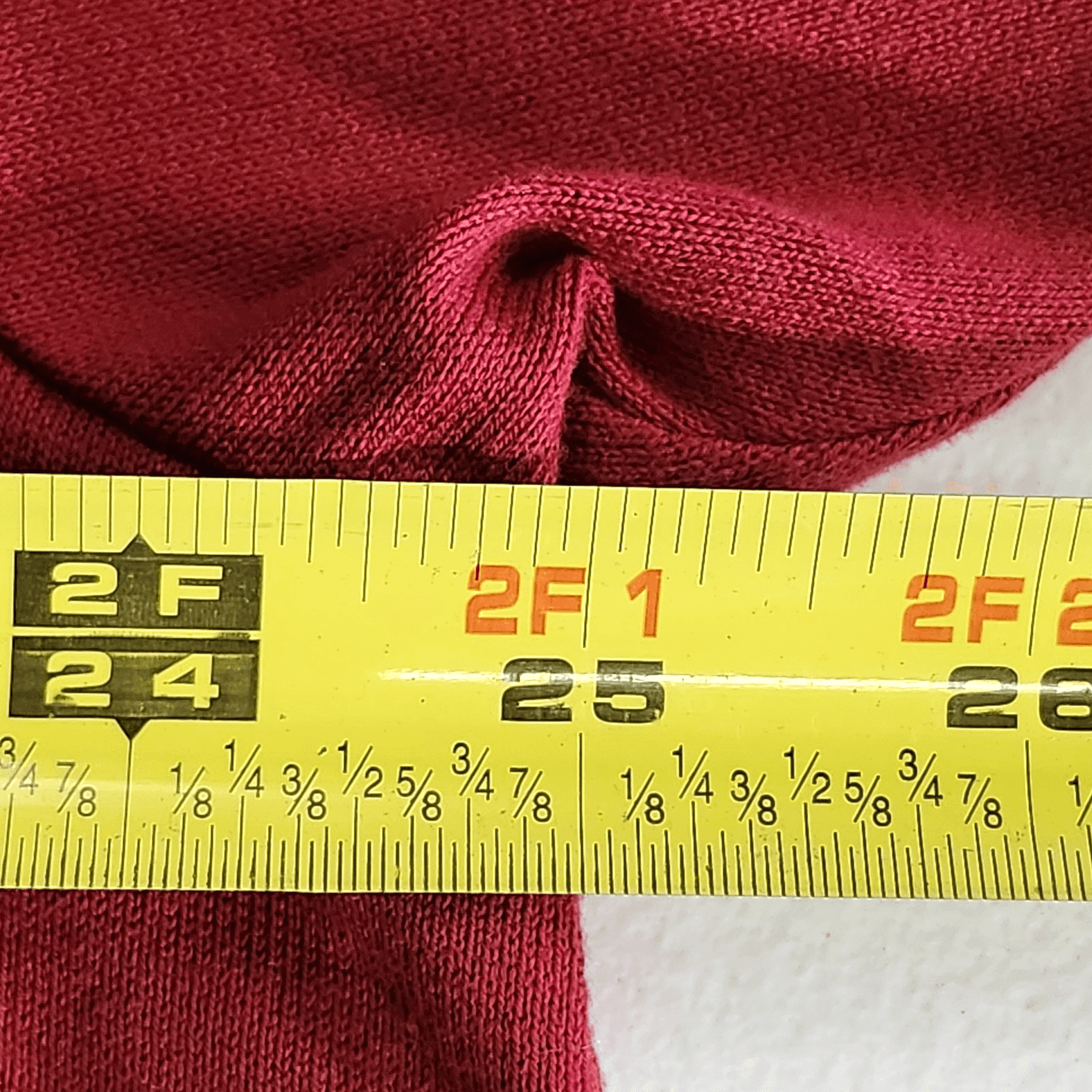 Turnbury Polo Shirt Men's XXL Red Long Sleeve Cotton Solid Classic Preppy - Thumbnail 2