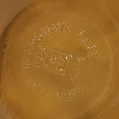 Vintage Anchor Hocking 434 Custard Cup Ramekin Oven Proof 4” Amber USA - Thumbnail 7
