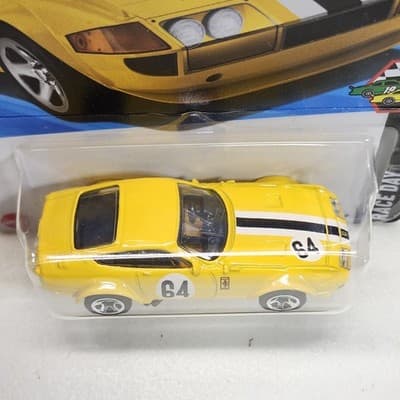 2025 Hot Wheels Ferrari 365 GTB4 Competizione Race Day Yellow Car 1/64 Toy NEW - Thumbnail 3