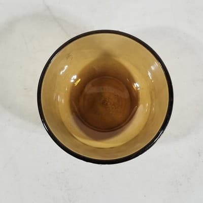 Vintage Anchor Hocking 434 Custard Cup Ramekin Oven Proof 4” Amber USA - Thumbnail 5