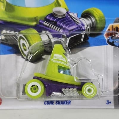 Hot Wheels Cone Shaker HW Metro Green Car 1/64 Toy Vehicle NEW - Thumbnail 2
