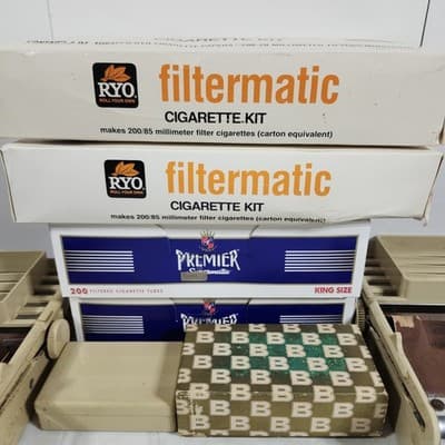 Premier supermatic King Size Filtered Cigarette Tubes RYO Kits & Maker Machines - Thumbnail 2