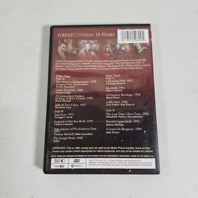 Great Cinema 15 Films DVD 2009 Classic Movies - Thumbnail 3