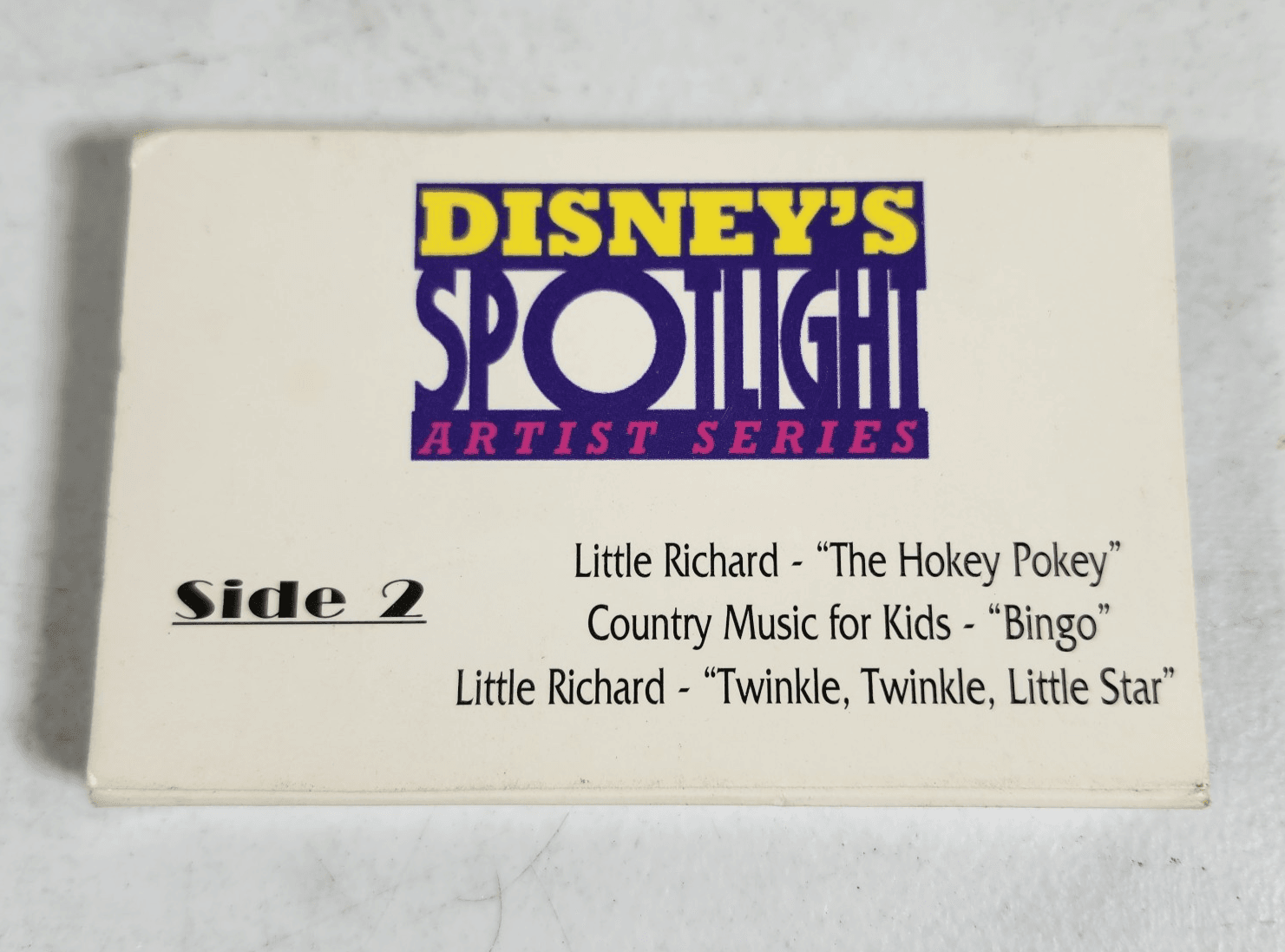 Disney Music Box Artist Series Songs Cassette Tape 1992 - Thumbnail 4