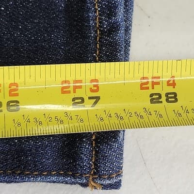J.Crew Women's 30 Jeans Toothpick Skinny Low Rise Blue Denim - Thumbnail 3
