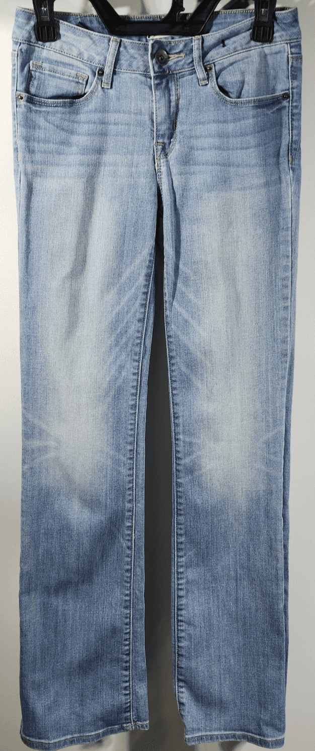 Y2K Bullhead Black Bootcut Women's 7 Jeans Low Rise Light Blue Stretch Denim - Thumbnail 5
