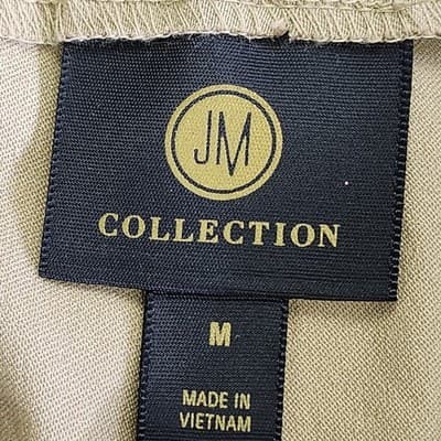 JM Collection Cambridge Pants Women's M Slim Leg Tummy Control Pull On NEW - Thumbnail 8