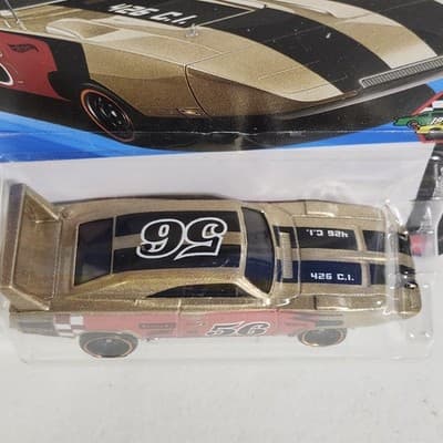 2026 Hot Wheels '69 Dodge Charger Daytona HW Starting Grid Car 1/64 Toy Vehicle - Thumbnail 3