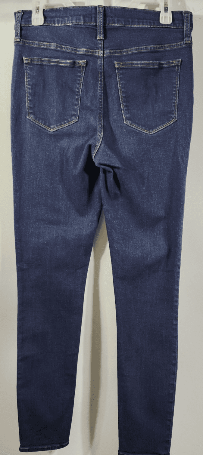 J. Crew 9" Mid-Rise Skinny Jeans Women's Size 29 Tall Blue Denim - Thumbnail 6