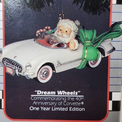 Enesco Commemorative Corvette 40 Year Ornament 1996 Dream Wheels - Thumbnail 3