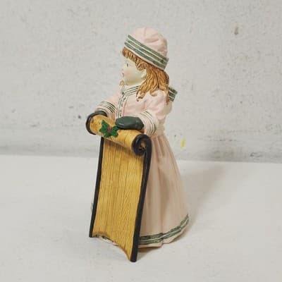 Maud Humphrey Bogart Hamilton Winter Ride Figurine 4" Home Decor - Thumbnail 6