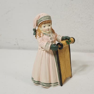 Maud Humphrey Bogart Hamilton Winter Ride Figurine 4" Home Decor - Thumbnail 10