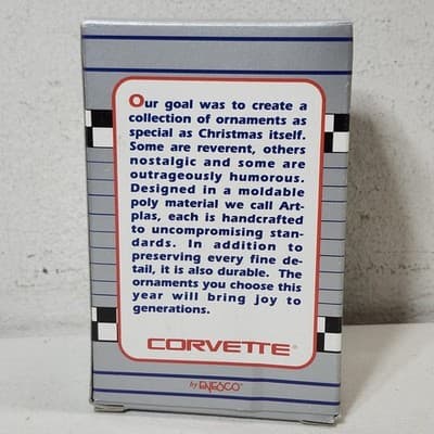 Enesco Commemorative Corvette 40 Year Ornament 1996 Dream Wheels - Thumbnail 5