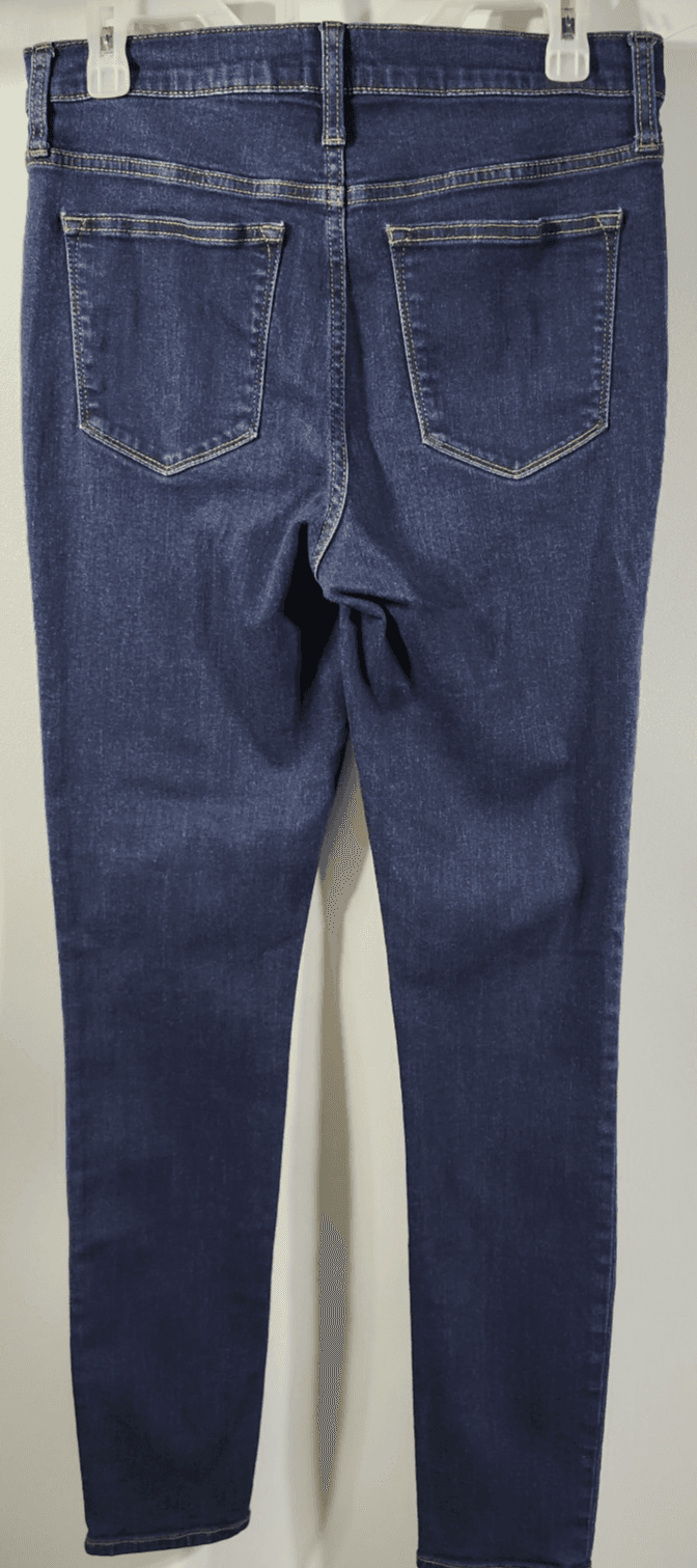 J. Crew 9" Mid-Rise Skinny Jeans Women's Size 29 Tall Blue Denim - Thumbnail 4