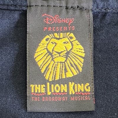 Disney Lion King T Shirt Men's XL Black Short Sleeve Sparkly Graphic - Thumbnail 7