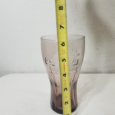 Vintage Purple Coca Cola Drinking Glass Cup Home Bar Decor - Thumbnail 5