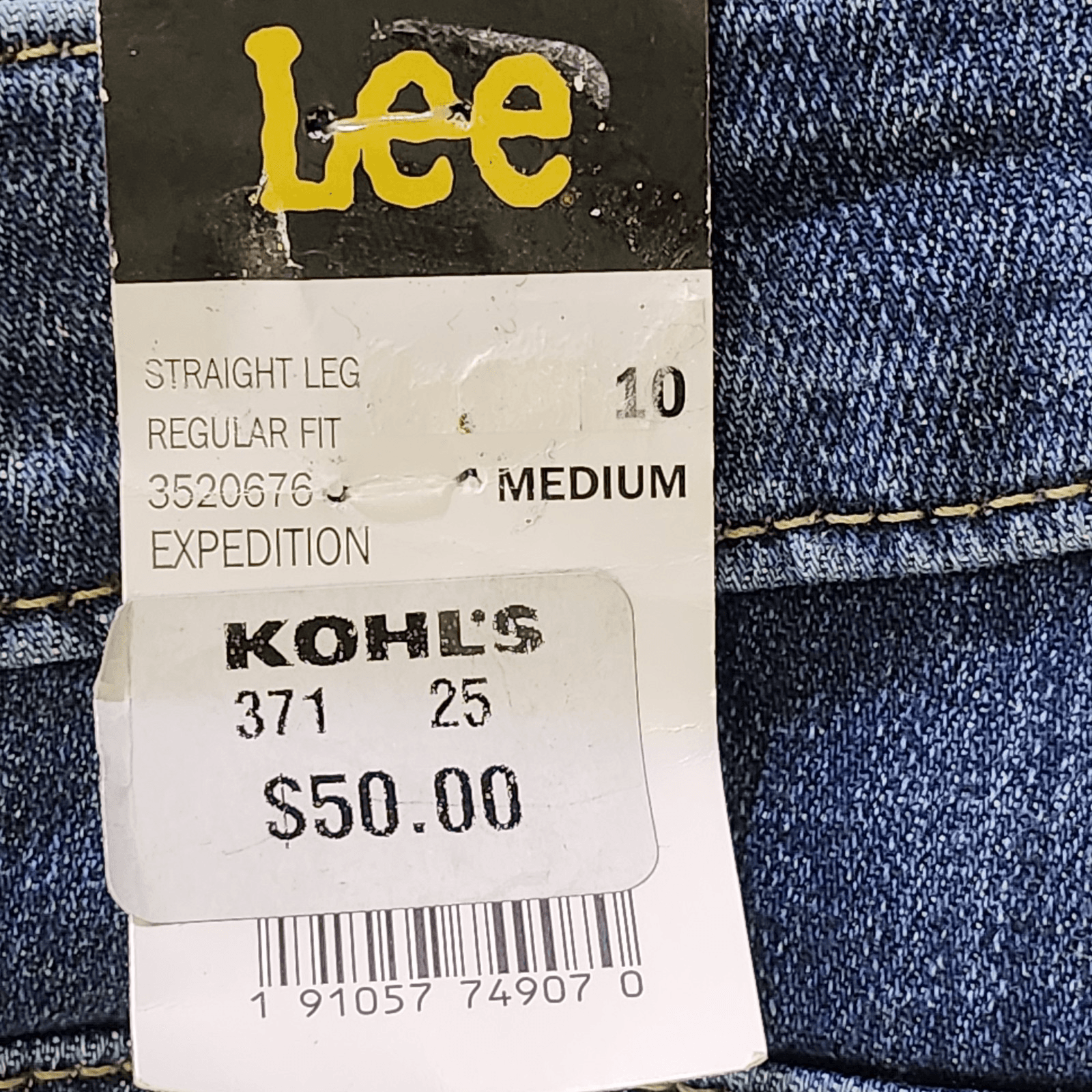 ​Lee Women's Size 10 Jeans Regular Fit Straight Leg Mid Rise Blue Denim NEW - Thumbnail 10