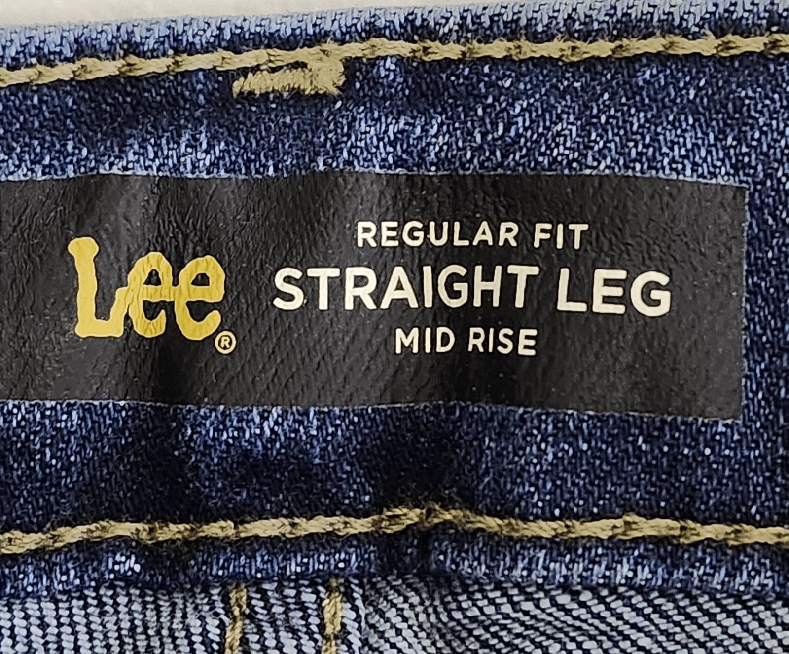​Lee Women's Size 10 Jeans Regular Fit Straight Leg Mid Rise Blue Denim NEW - Thumbnail 8