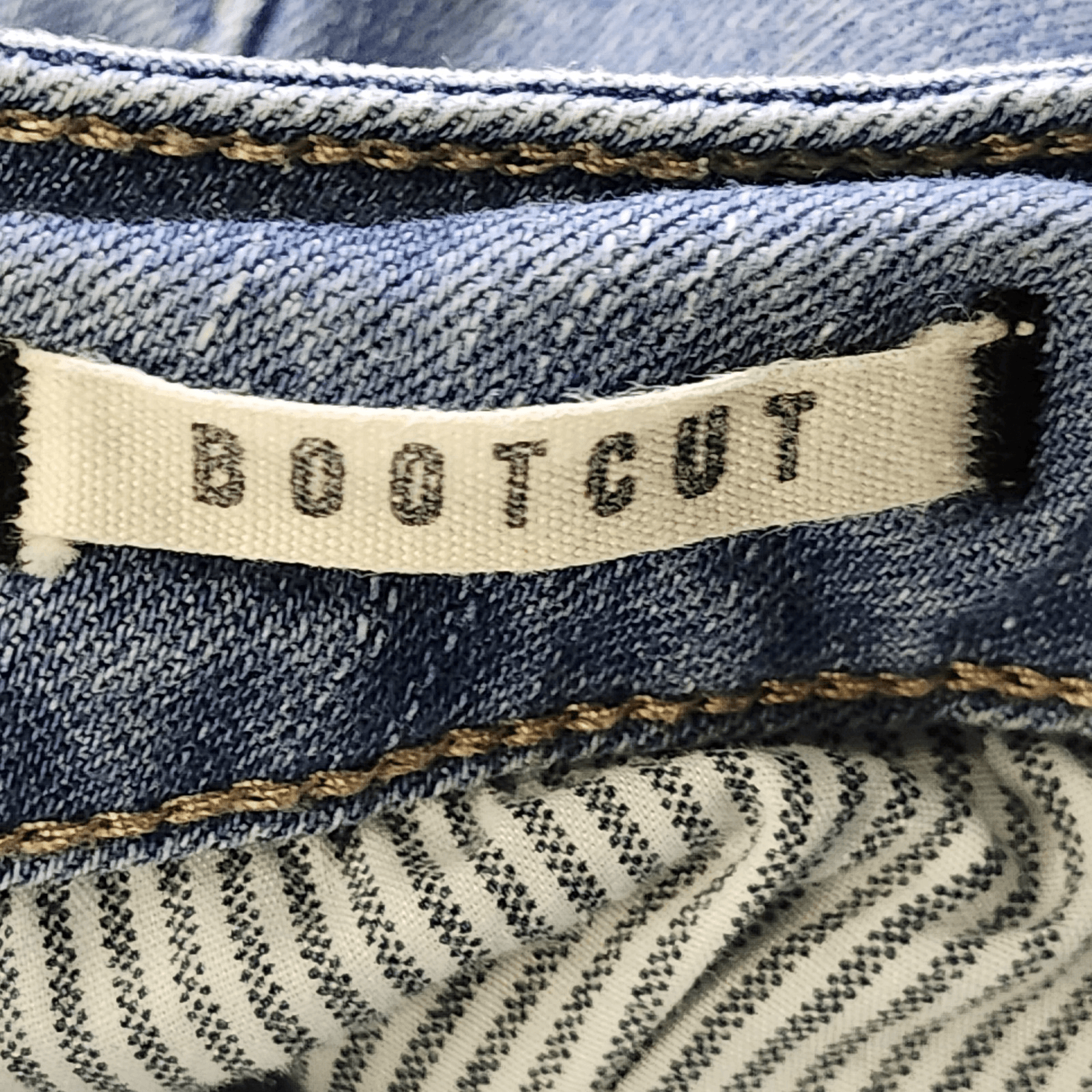Y2K Bullhead Black Bootcut Women's 7 Jeans Low Rise Light Blue Stretch Denim - Thumbnail 9