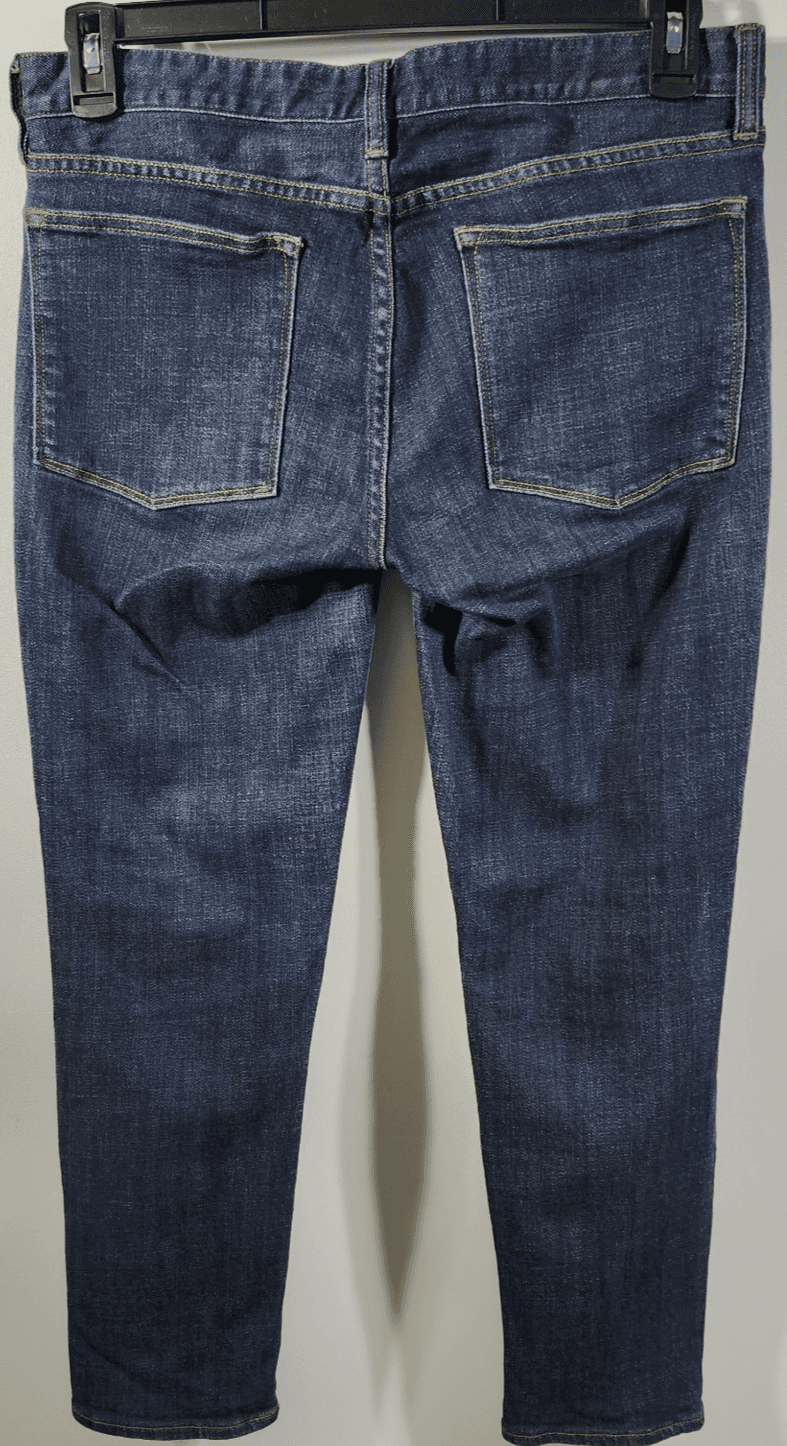 J.Crew Women's 30 Jeans Toothpick Skinny Low Rise Blue Denim - Thumbnail 4