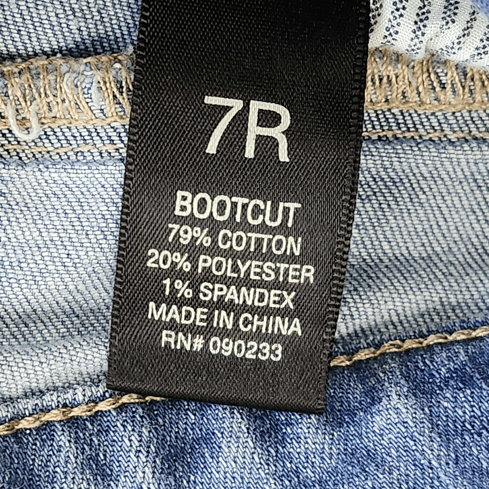 Y2K Bullhead Black Bootcut Women's 7 Jeans Low Rise Light Blue Stretch Denim - Thumbnail 8