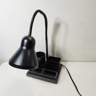 Office Lamp Black Desk Organizer Pen Holder College Home Decor - Thumbnail 4
