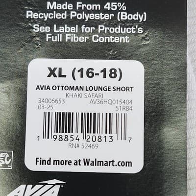 Avia Lounge Shorts Activewear Women’s Size XL 16-18 Casual W/Pockets NEW - Thumbnail 7