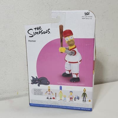 Jakks Pacific The Simpsons 5" Baseball Player Homer at the Bat W/ Wonderbat NEW - Thumbnail 5