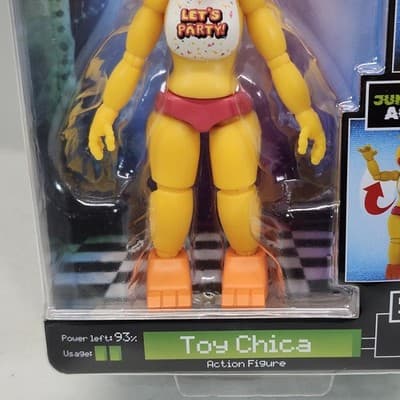 2025 Jazwares Five Nights at Freddy’s (FNAF) Toy Chica Action Figure Toy NEW - Thumbnail 3