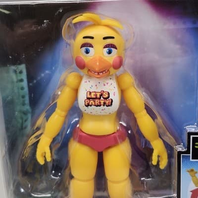 2025 Jazwares Five Nights at Freddy’s (FNAF) Toy Chica Action Figure Toy NEW - Thumbnail 2