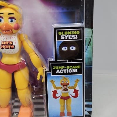 2025 Jazwares Five Nights at Freddy’s (FNAF) Toy Chica Action Figure Toy NEW - Thumbnail 4