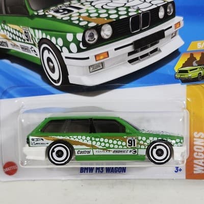 Hot Wheels BMW M3 Wagon Green Car 1/64 Toy Vehicle NEW - Thumbnail 2