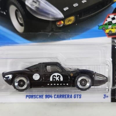 Hot Wheels Porsche 904 Carrera GTS HW Race Day Black Car 1/64 Toy Vehicle NEW - Thumbnail 2